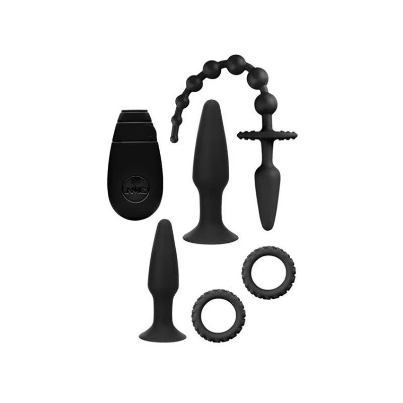 Jovial 6 Piece Anal Kit with Vibrating Butt Plug Butt Plugs