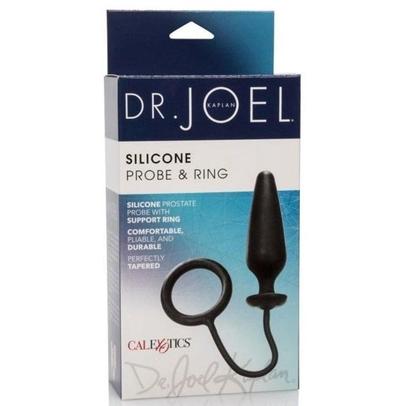 Dr. Joel Kaplan Silicone Anal Probe With Cock Ring Butt Plugs