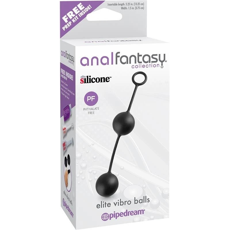 Anal Fantasy Collection Elite Vibro Anal Balls Butt Plugs