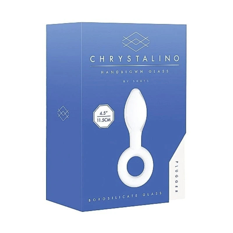 Chrystalino Plugger White Butt Plugs