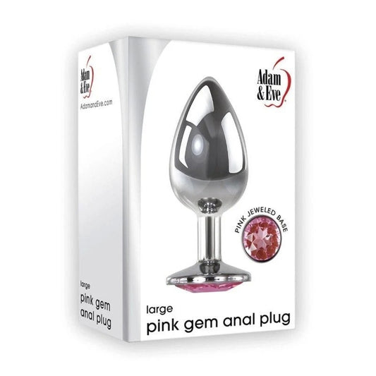 Adam and Eve Pink Gem Anal Plug - Butt Plugs