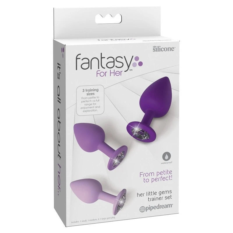 Fantasy for Her Little Gems Butt Plug Trainer Set Butt Plugs