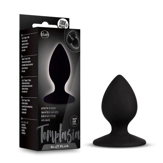 Temptasia Slut Plug Black - Butt Plugs