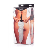 Tailz White Fox Tail Vibrating Anal Plug Butt Plugs