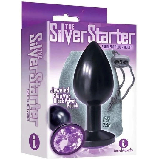 The 9's Silver Starter Anodized Plug - Butt Plugs