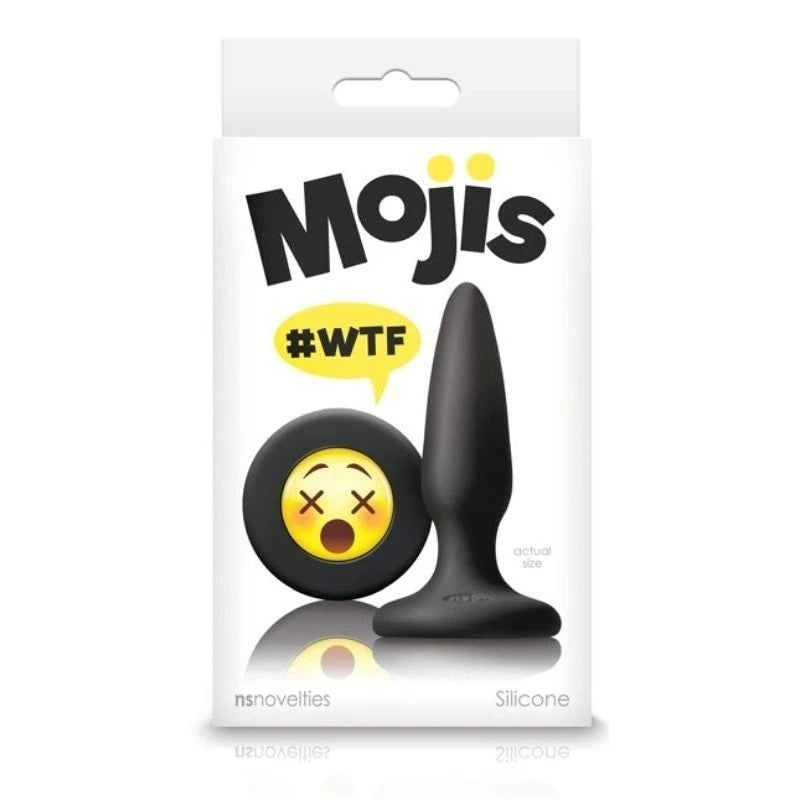 Mojis WTF Silicone Plug Black Butt Plugs
