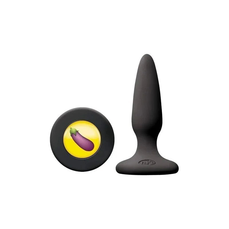 Mojis WTF Silicone Plug Black Butt Plugs