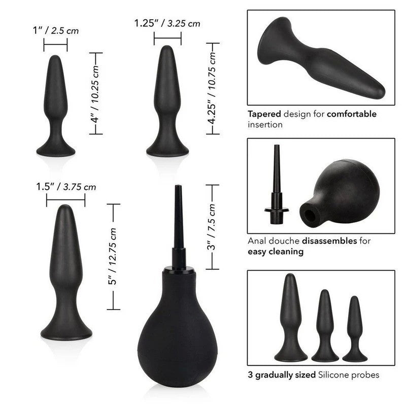 California Exotics Ultimate Anal Play Set Toy Kit Butt Plugs