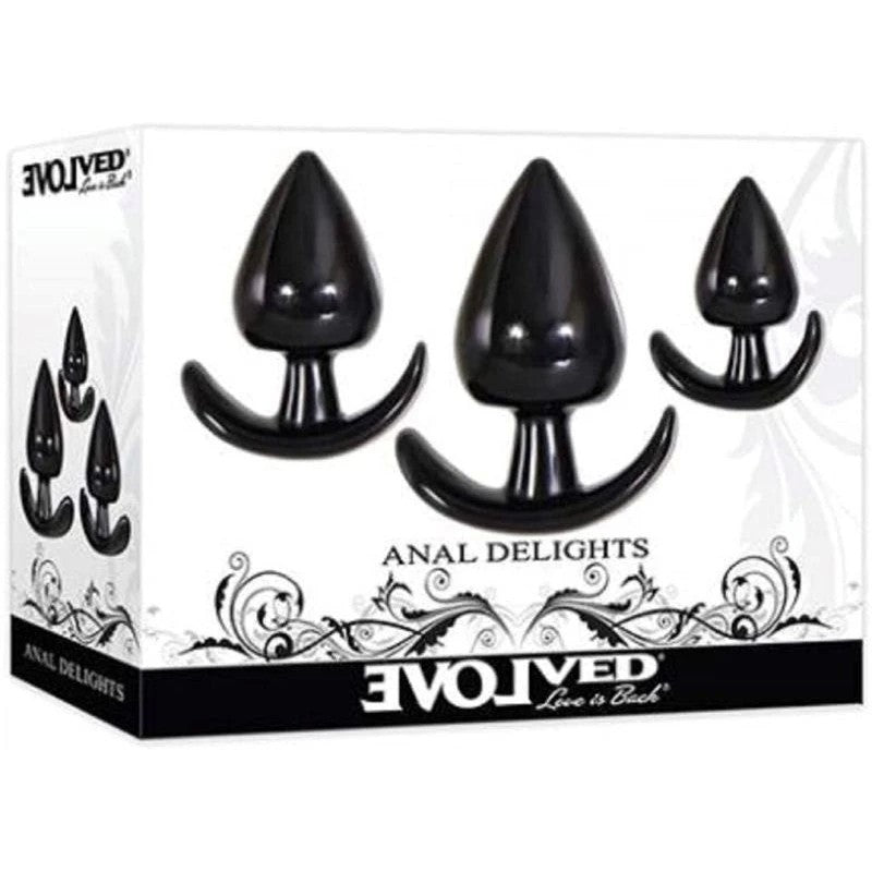 Evolved Anal Delights Butt Plugs