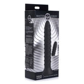 Master Series Power Screw 10X Spiral Silicone Vibrator Butt Plugs