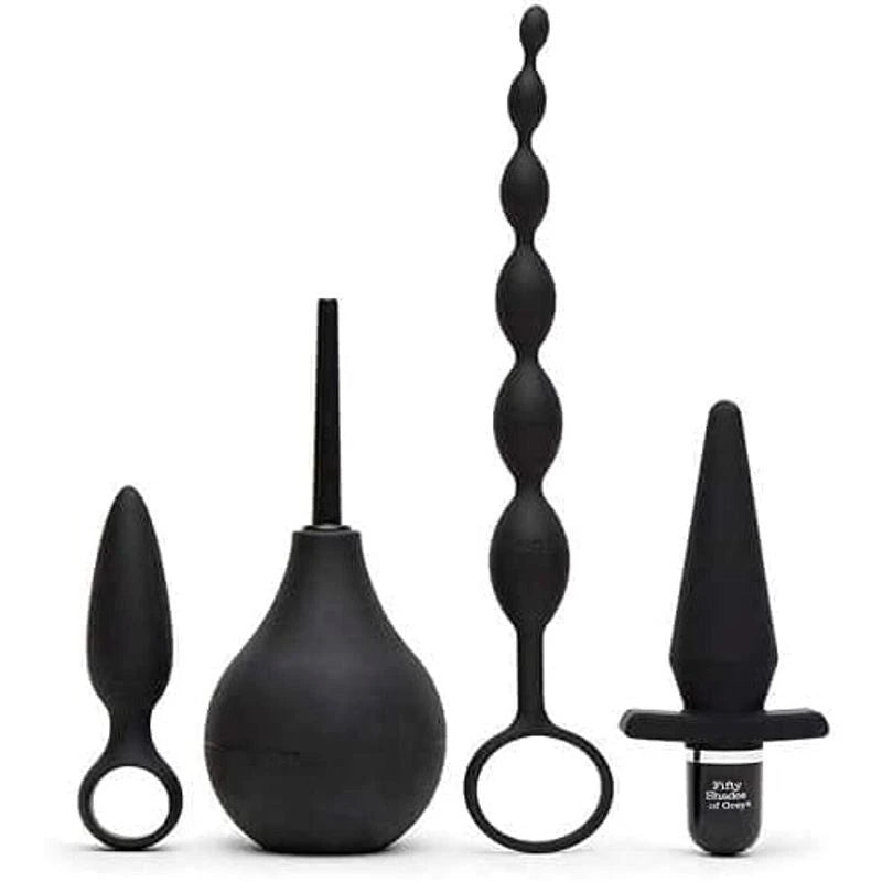 Fifty Shades of Grey Pleasure Overload Starter Anal Kit Butt Plugs