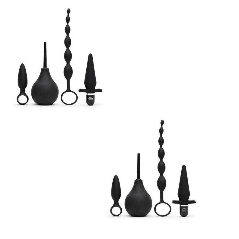 Fifty Shades of Grey Pleasure Overload Starter Anal Kit Butt Plugs