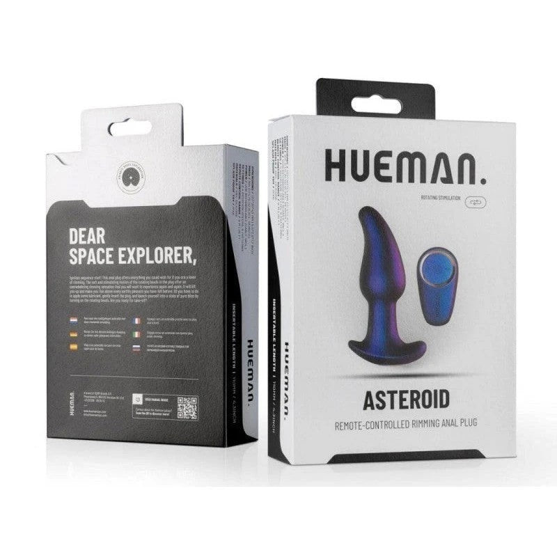 Hueman Asteroid Remote Controlled Rimming Anal Plug Butt Plugs