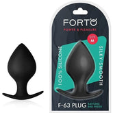 Forto F-63 Rattler Spade Black Butt Plugs