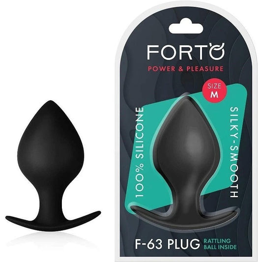 Forto F-63 Rattler Spade Black - Butt Plugs