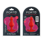 Forto F-78 Pointee Plug Red Butt Plugs