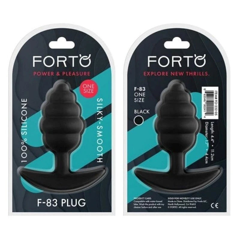 Forto F-83 Premium Silicone Honey Dipper Plug - Explore New Heights Butt Plugs