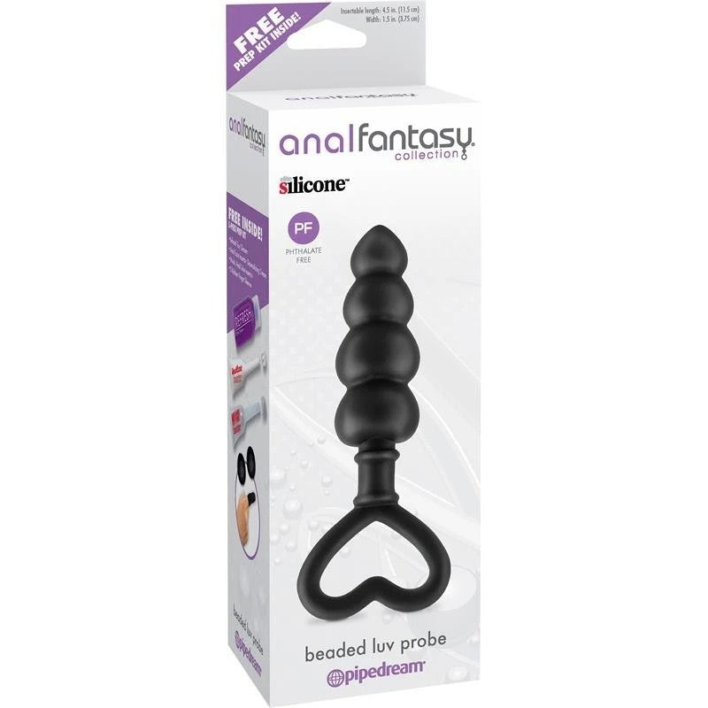 Anal Fantasy Collection Beaded Anal Luv Probe Butt Plugs