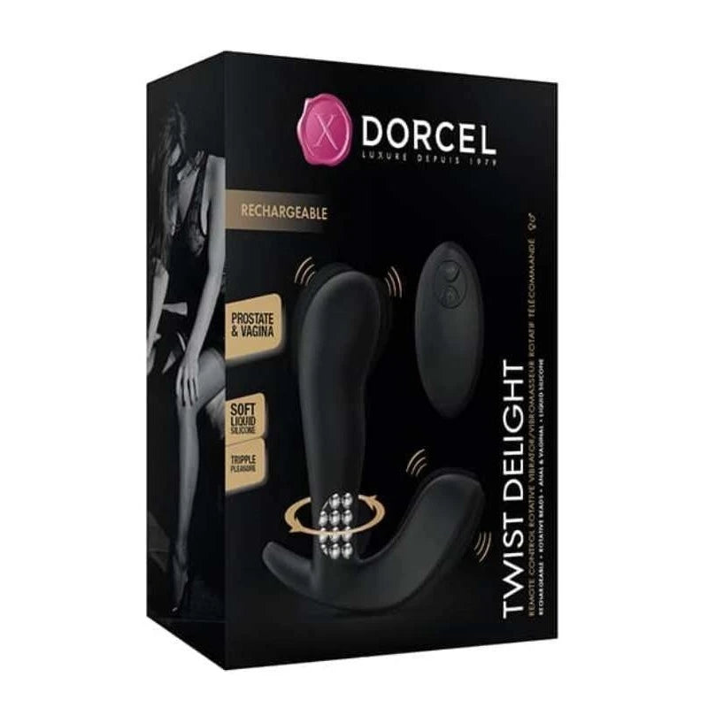 Marc Dorcel's Dual-Spot Rotating Pleasure Vibrator Prostate Toys