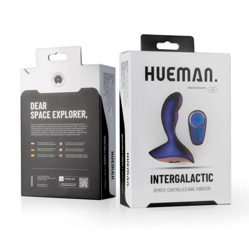 Hueman Intergalactic Remote Controlled Anal Vibrator Butt Plugs