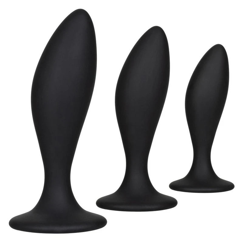 California Exotics Silicone Curve Anal Plug Kit Butt Plugs