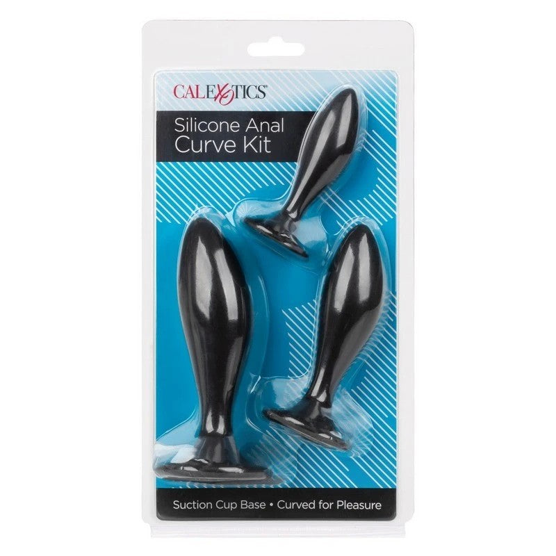 California Exotics Silicone Curve Anal Plug Kit Butt Plugs