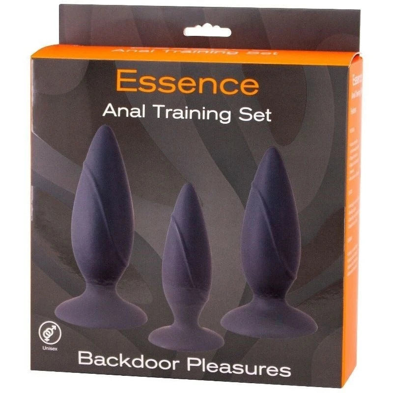 Essence Anal Training Set Black Butt Plugs