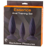 Essence Anal Training Set Black Butt Plugs