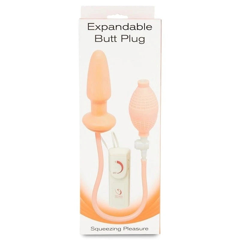 Expandable Butt Plug Flesh Anal Vibrators