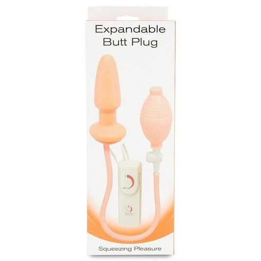 Expandable Butt Plug Flesh - Anal Vibrators