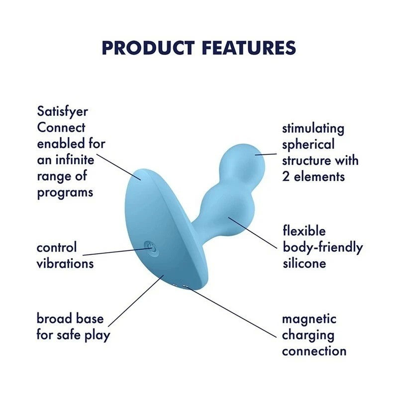 Satisfyer Deep Diver App Controlled Vibrating Butt Plug Butt Plugs