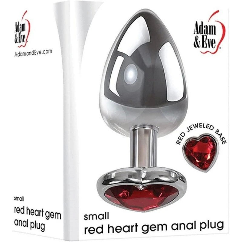 Luxurious Red Heart Gem Anal Pleasure - Explore Tempting Backdoor Delights Butt Plugs