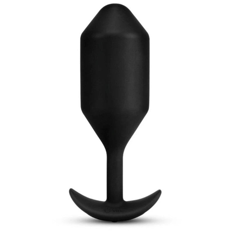 b-Vibe Vibrating Snug Plug XXL Black (size 5) Butt Plugs