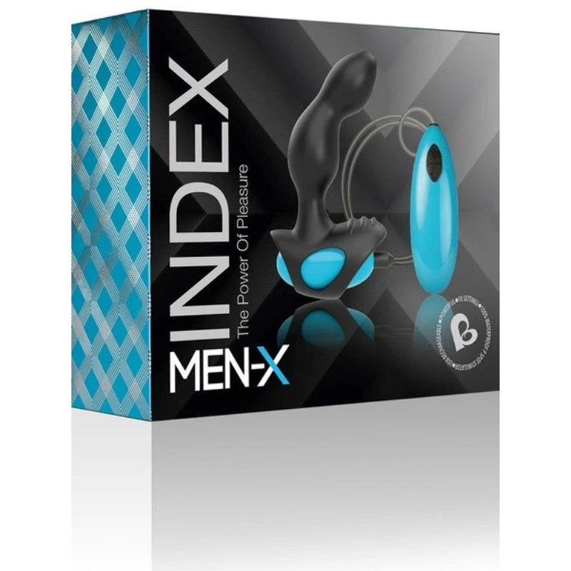 Men-X Index Black and Blue Prostate Toys
