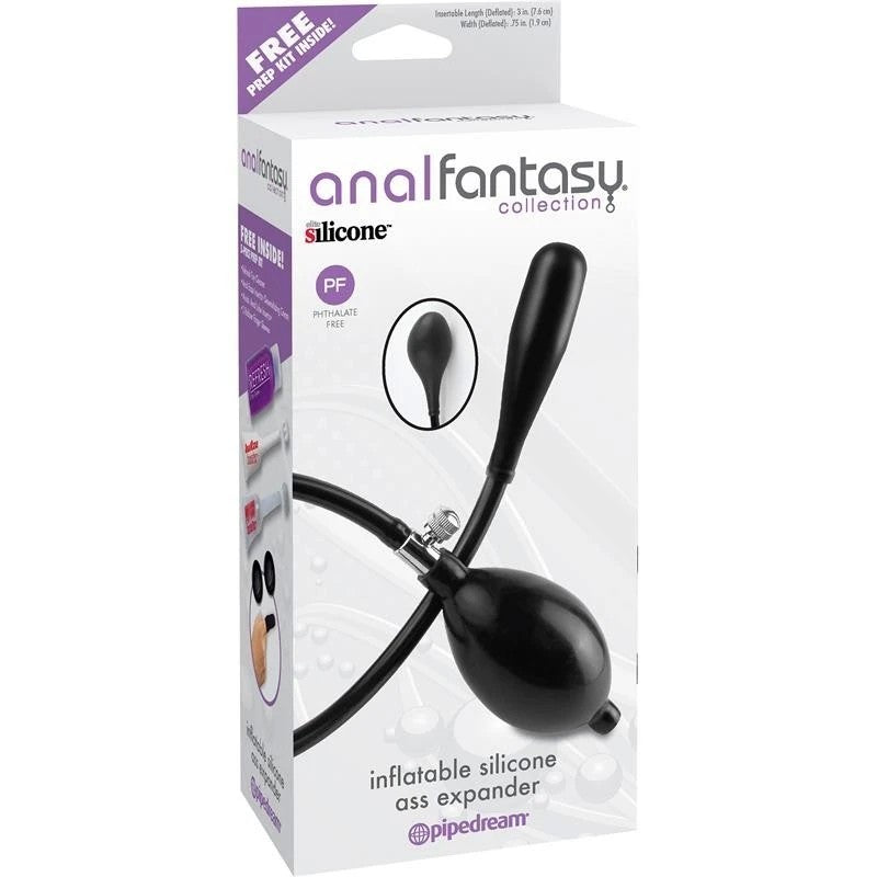 Anal Fantasy Collection Inflatable Silicone Ass Expander Butt Plugs
