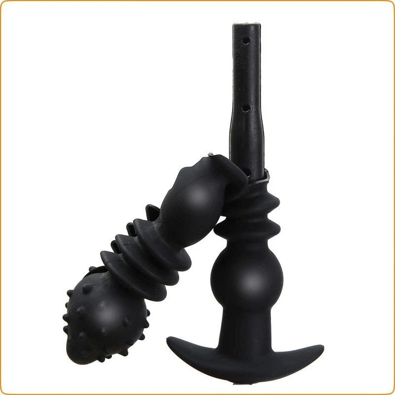 Thrusting 3 Balls Inflatable Dildo Plug Butt Plugs