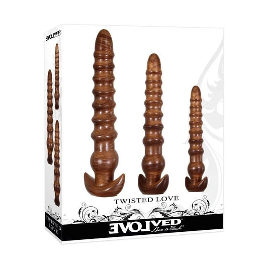 Evolved TWISTED LOVE - Versatile Anal Pleasure Set - Butt Plugs