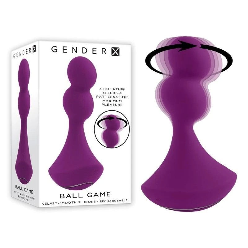 Gender X Rotating Vibes - Ergonomic Pleasure Unlocked Butt Plugs