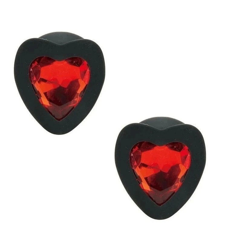 Crystal Heart Anal Training Set - Discover Pleasure at Your Pace Butt Plugs