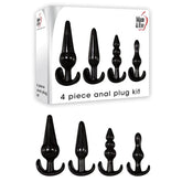 Explore Intimate Bliss - Adam & Eve's 4-Piece Anal Pleasure Set Butt Plugs