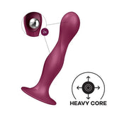 Satisfyer Double Ball-R Soft Silicone Vaginal and Anal Dildo Red Butt Plugs
