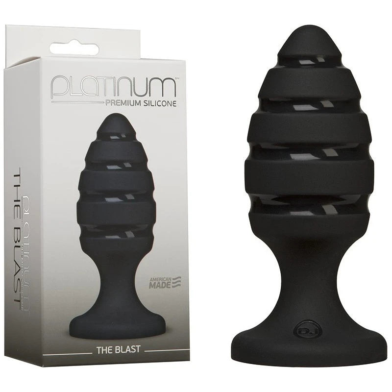 Doc Johnson Platinum The Blast Silicone Butt Plug Butt Plugs