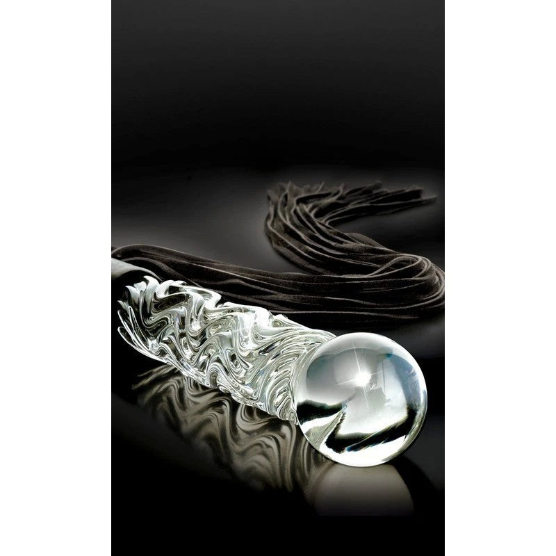 Pipedream Icicles No 38 Hand Blown Glass Whip Anal Dildos