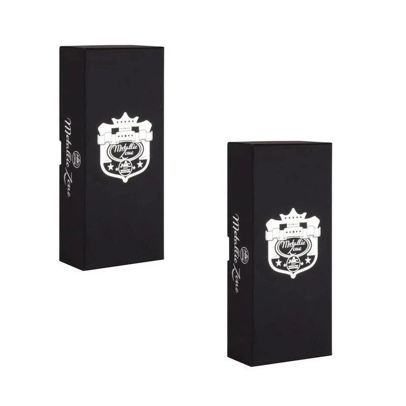 Luxurious Metallic Zone Ribbed Anal Toy - 3 Sizes Butt Plugs