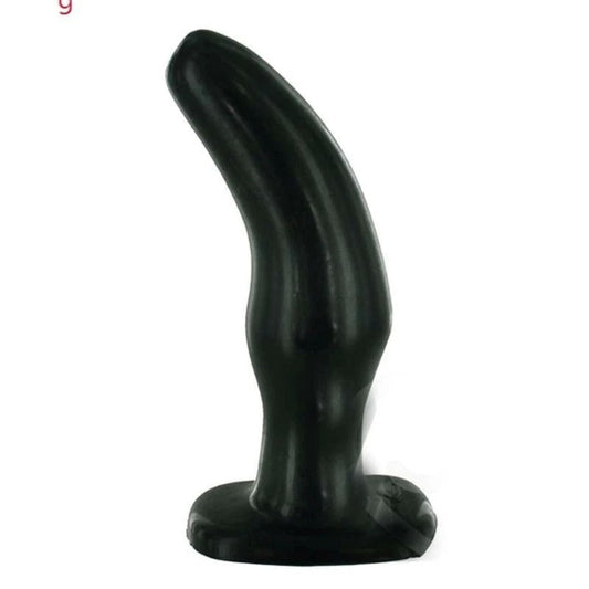 Manbound Mini Horn Contoured Rubber Plug - Prostate Toys