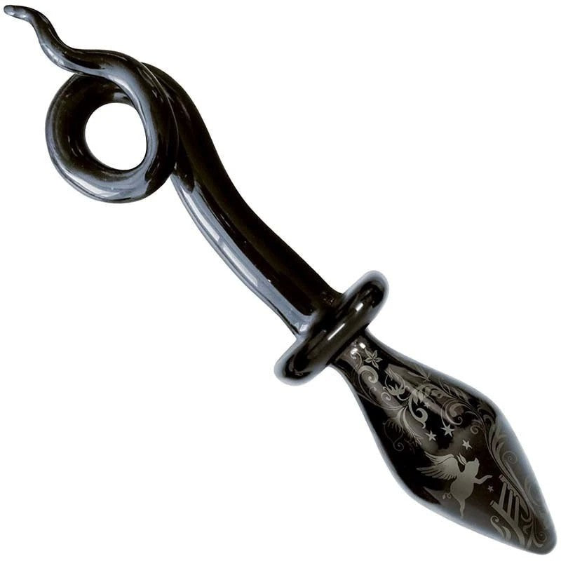 Glamorous Glass Pony Tail Plug - Fashionistas Collection Butt Plugs