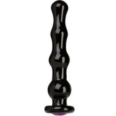 Doc Johnson Unique Black Rose Crystal Butt Plug Anal Dildos