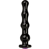 Doc Johnson Unique Black Rose Crystal Butt Plug Anal Dildos