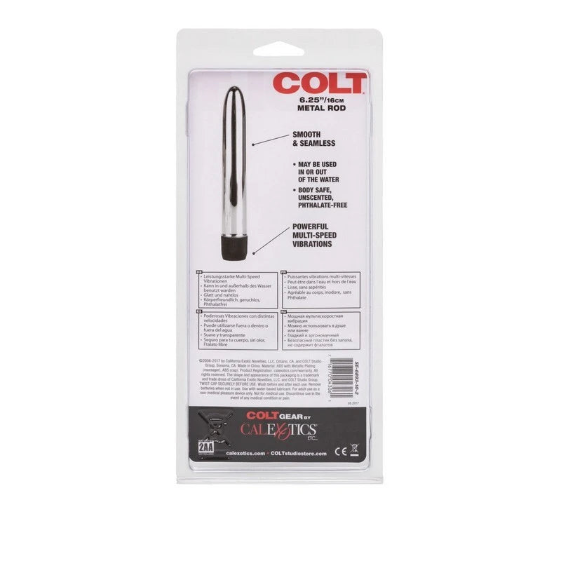 Colt Metal 6.25 Waterproof Metal Rod Bullet Vibrator Prostate Toys
