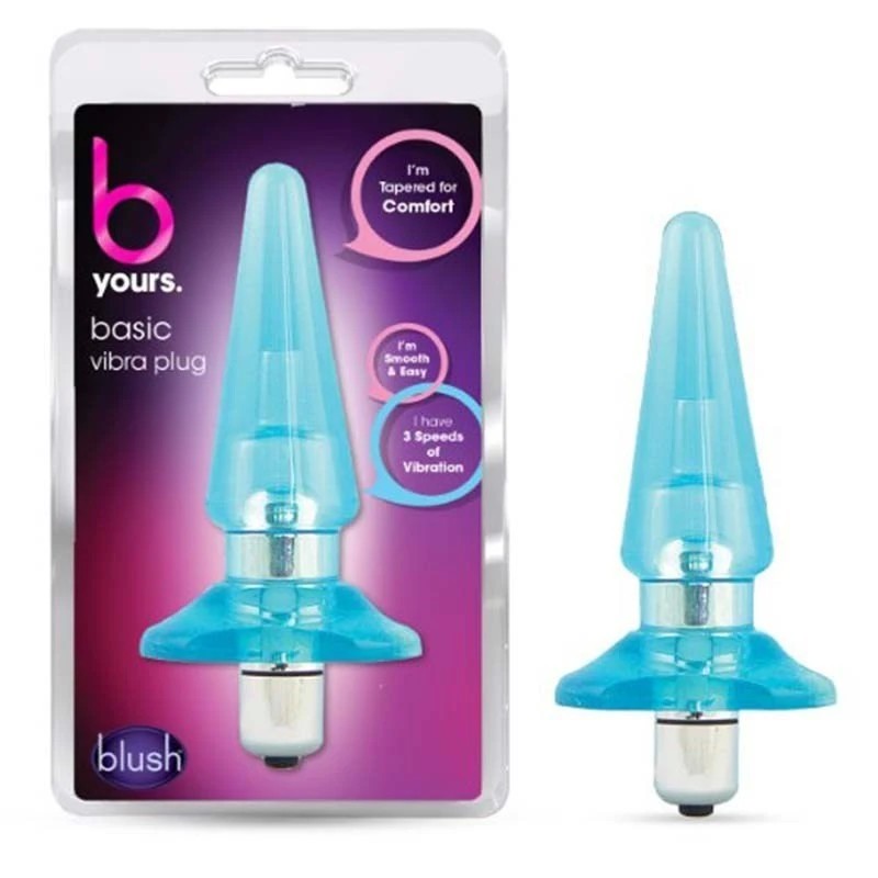 Blush Novelties Basic Vibra Plug Butt Plugs